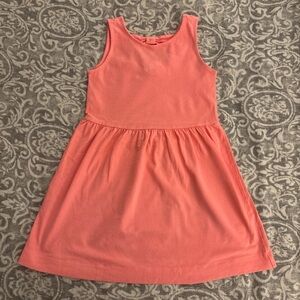 J. Crew Coral Sleeveless Scoop Neck Sundress